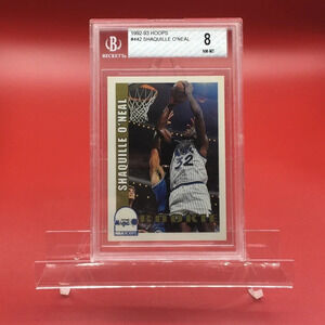 92-93 NBA Hoops Shaquille O’Neal Gem 8 Card #442